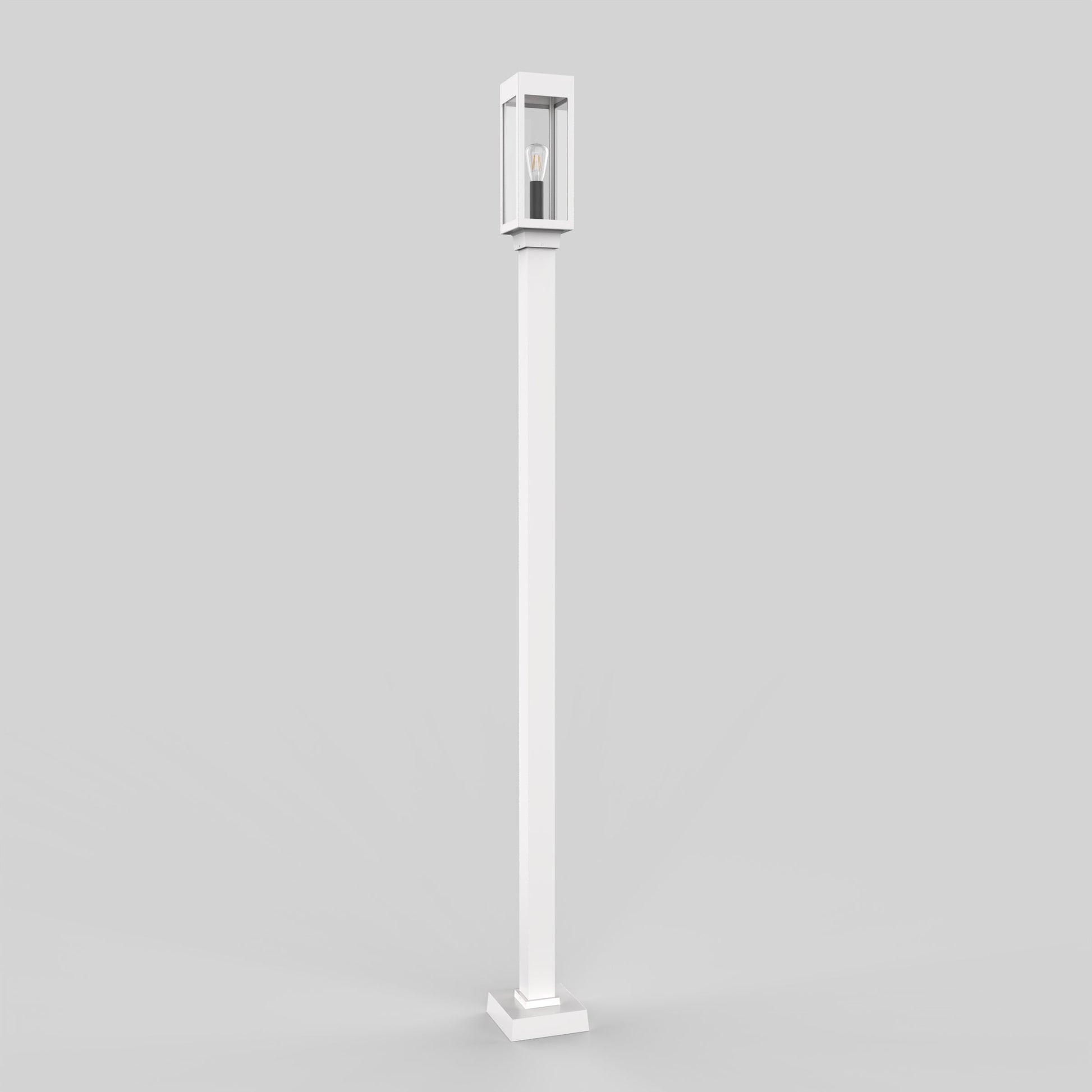 SNOC 3'' SQUARE ALUMINUM POST WITH WELDED BASE 1023 - Post