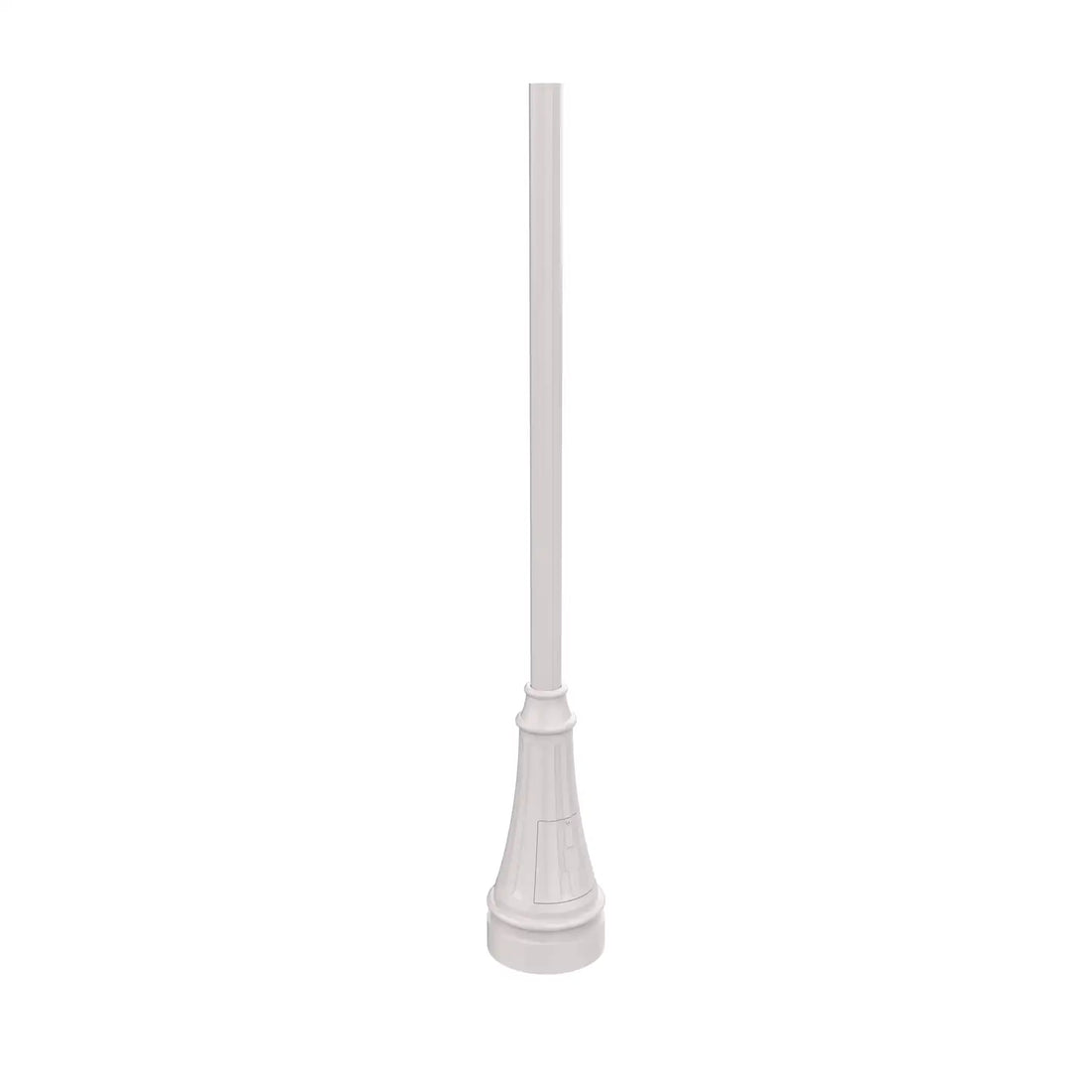 SNOC ALUMINUM POST - 12 SIDES OF 3'' WELDED BASE WITH ACCESS DOOR AND ANCHOR BOLTS 1027 - Post