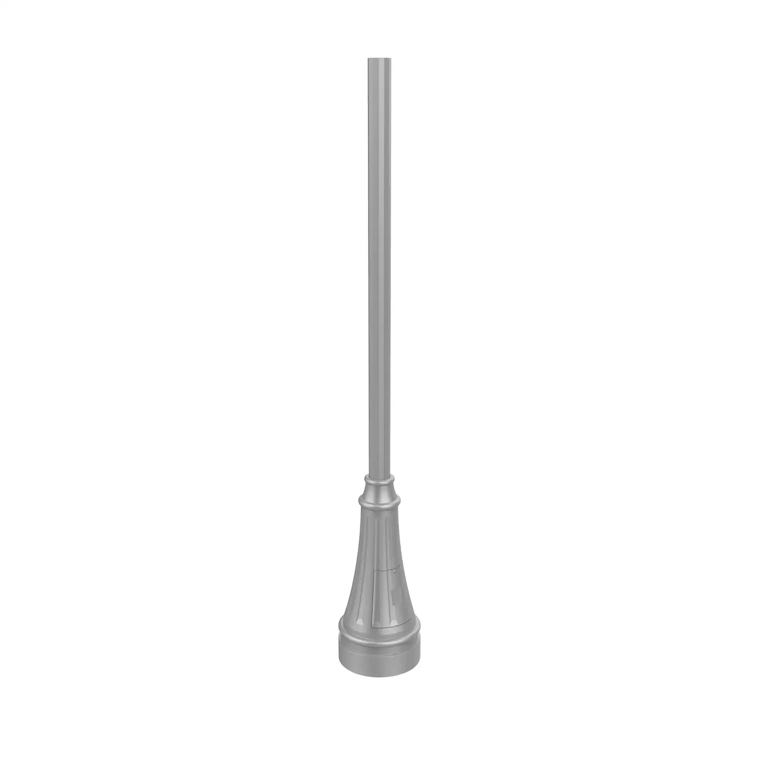 SNOC ALUMINUM POST - 12 SIDES OF 3'' WELDED BASE WITH ACCESS DOOR AND ANCHOR BOLTS 1027 - Post