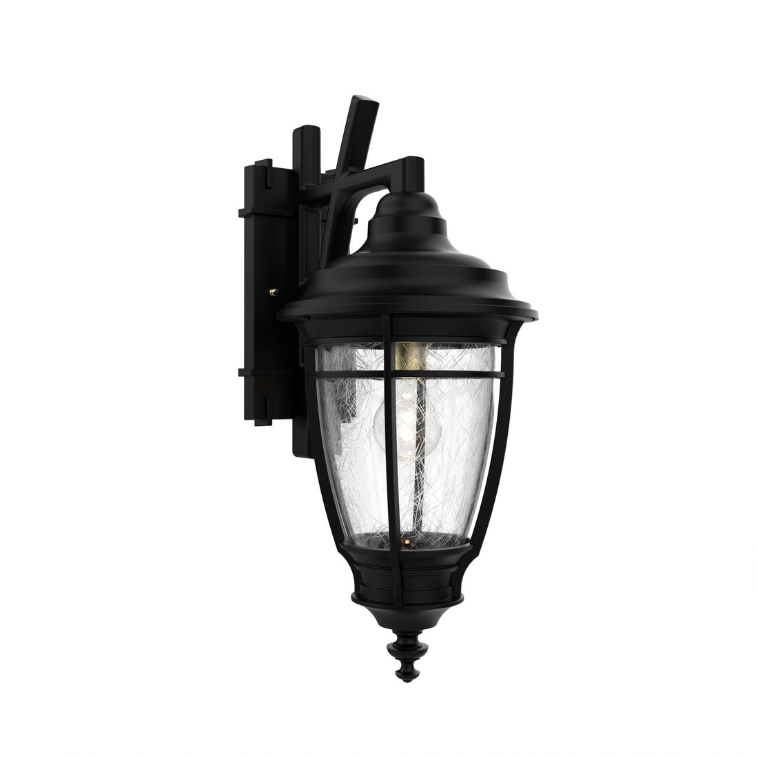 SNOC, PORTLAND - WALL MOUNT DECORATIVE ARM DOWN CLOSED BOTTOM SMALL SIZE 10285, OUTDOOR WALL LIGHTS