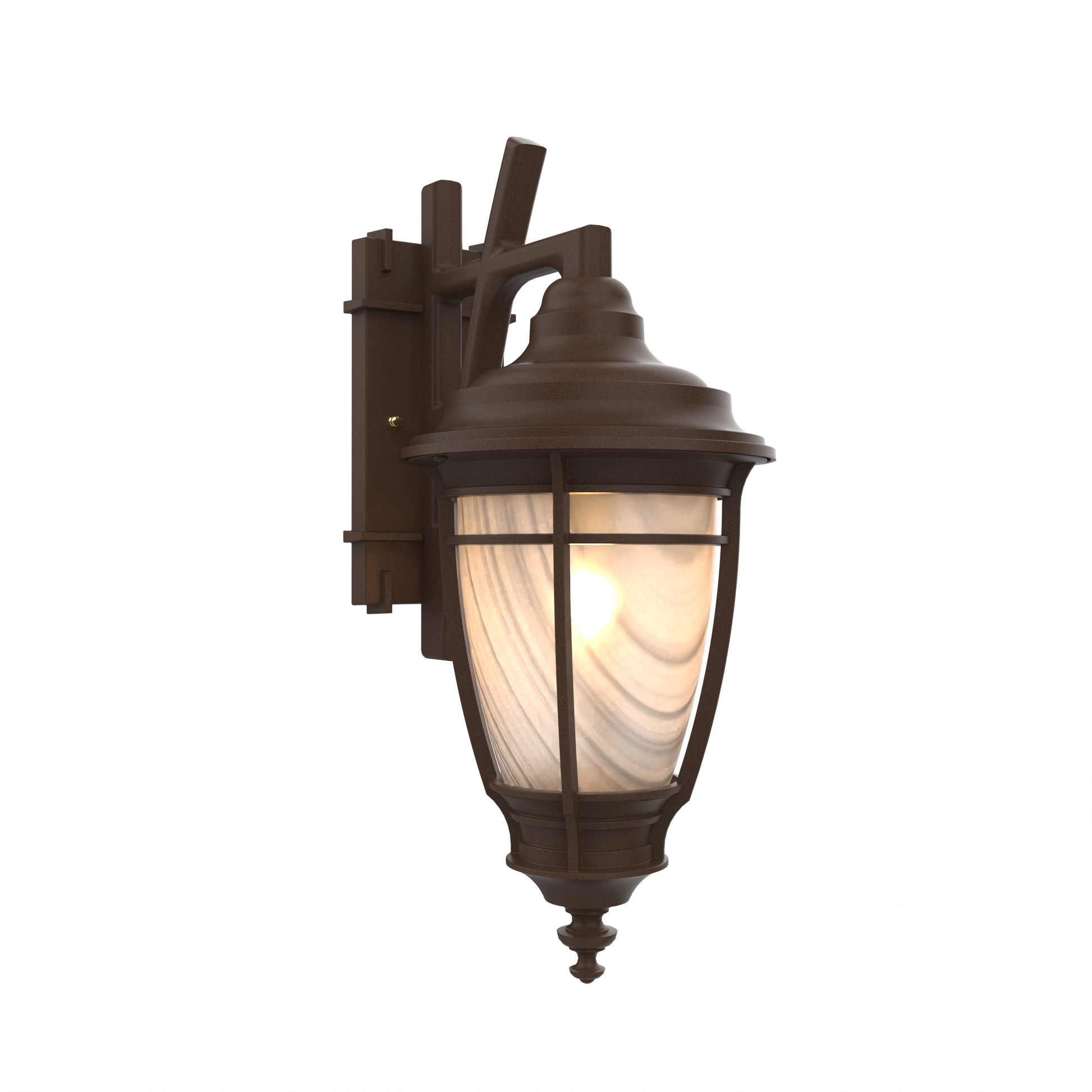 SNOC PORTLAND - WALL MOUNT DECORATIVE ARM DOWN CLOSED BOTTOM SMALL SIZE 10285 - Wall