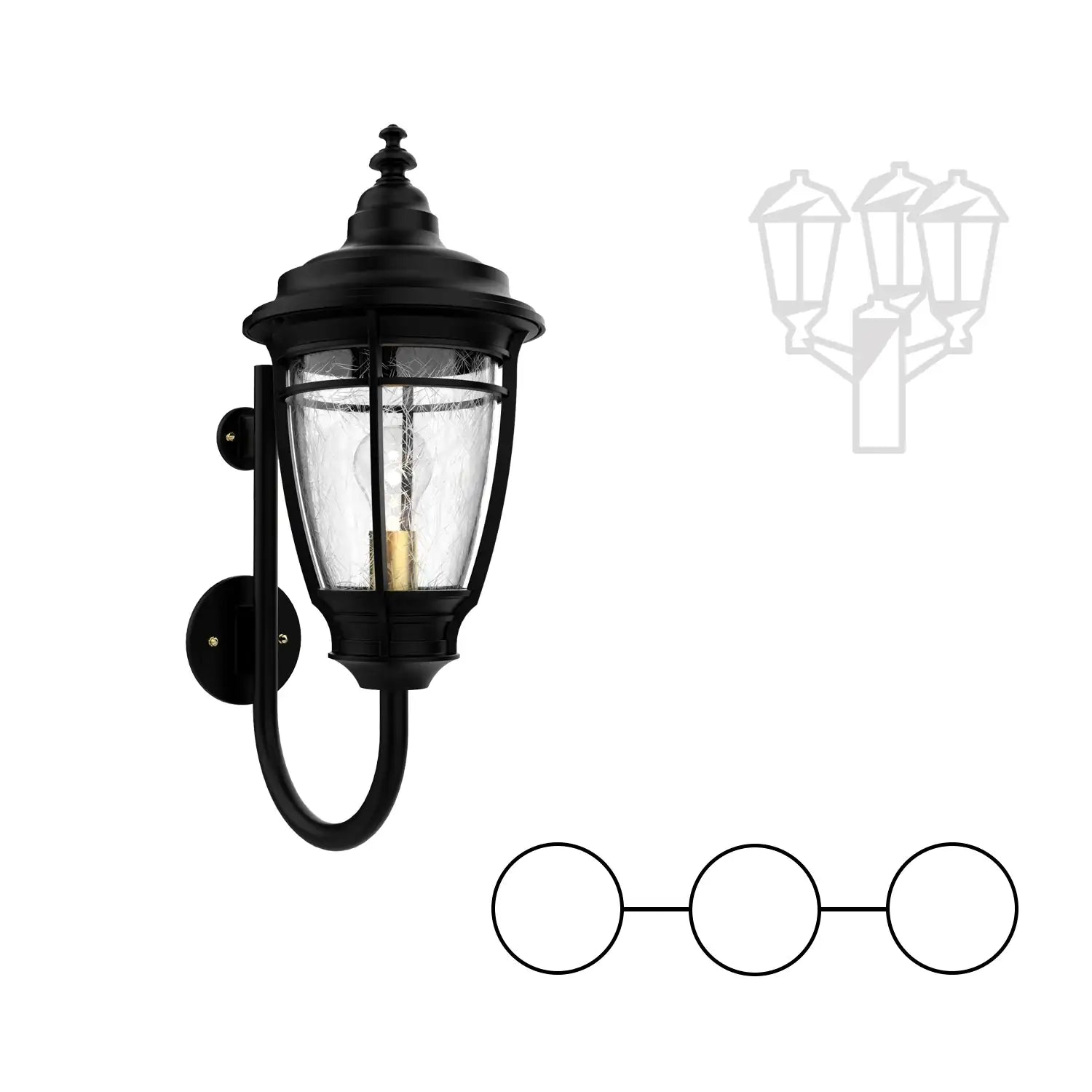 SNOC PORTLAND - TWO HEAD MOUNT AND CENTER HEAD WITH UP CANE FOR SMALL POST 10296 2A1 - Post