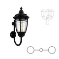 SNOC PORTLAND - TWO-HEAD MOUNT WITH CANE UP FOR SMALL POLE 10296 2A - Post
