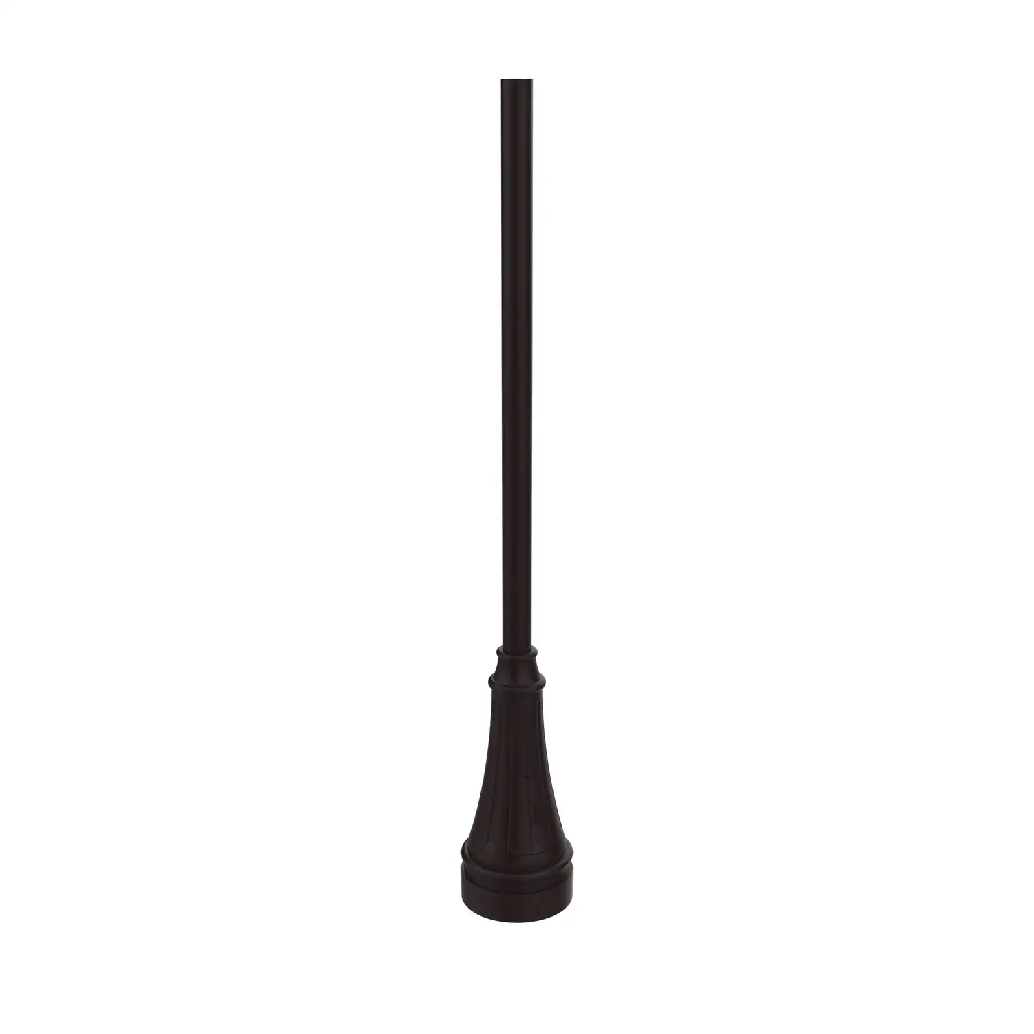 SNOC ALUMINUM POST - 3'' ROUND WELDED BASE WITH ACCESS DOOR AND ANCHOR BOLTS 1032 - Post