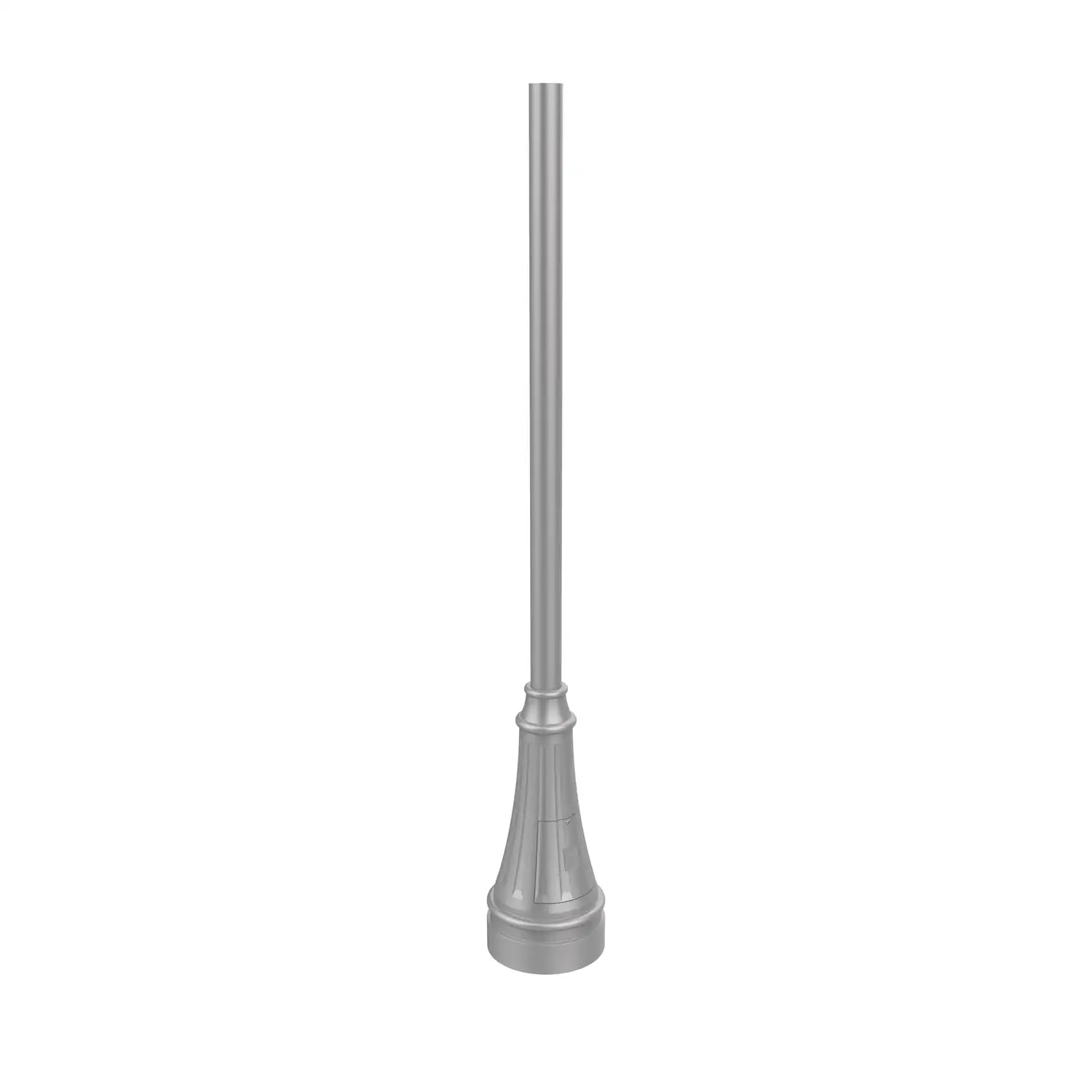 SNOC ALUMINUM POST - 3'' ROUND WELDED BASE WITH ACCESS DOOR AND ANCHOR BOLTS 1032 - Post