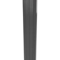 SNOC ALUMINUM POST - 12 SIDES OF 3'' ROUND WELDED BASE WITH ANCHOR BOLTS 1036 - Post
