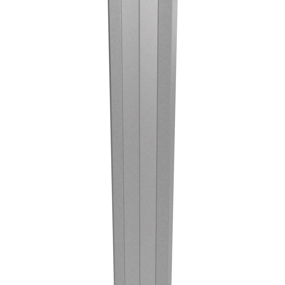 SNOC ALUMINUM POST - 12 SIDES OF 3'' ROUND WELDED BASE WITH ANCHOR BOLTS 1036 - Post