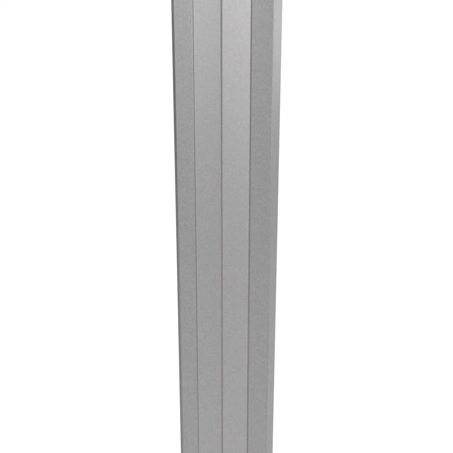 SNOC ALUMINUM POST - 12 SIDES OF 3'' ROUND WELDED BASE WITH ANCHOR BOLTS 1036 - Post