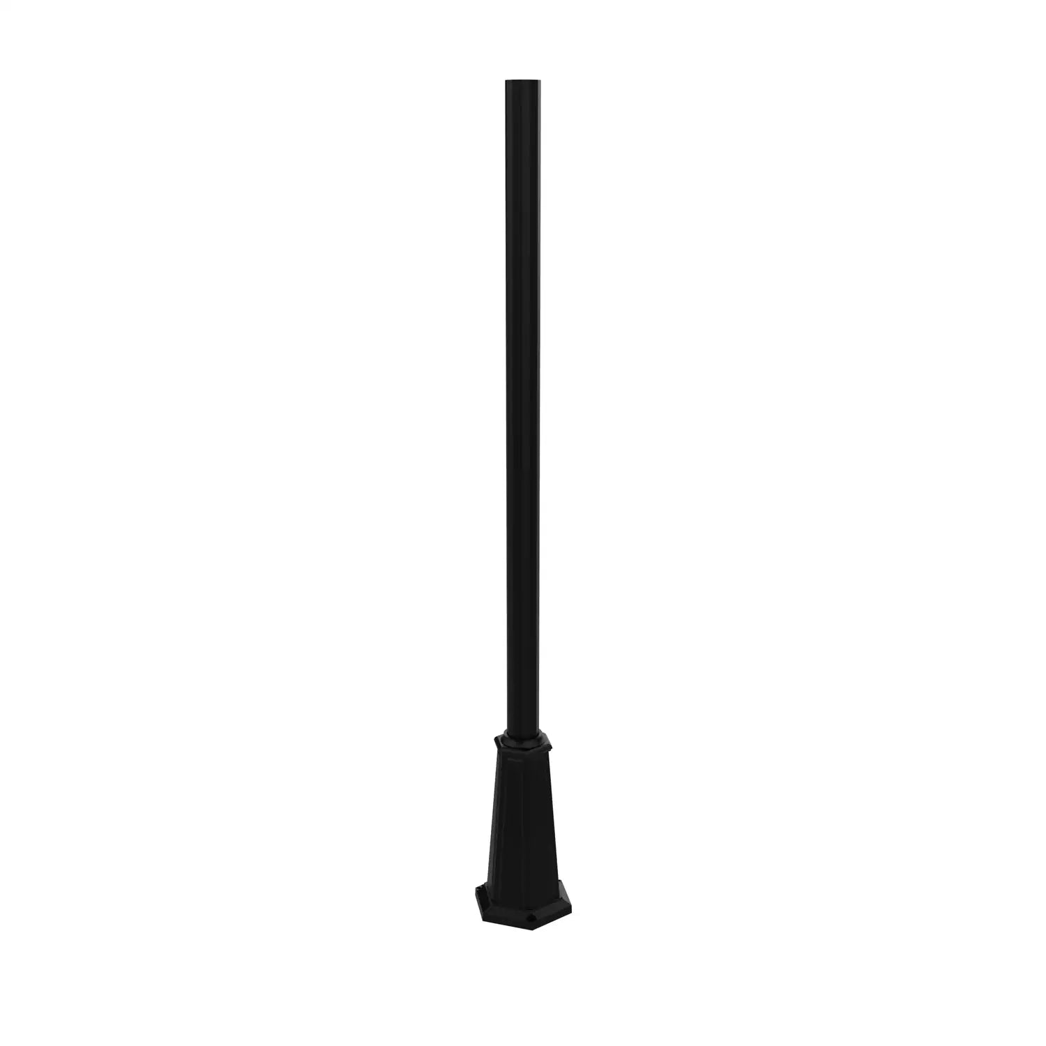SNOC ALUMINUM POST - 12 SIDES OF 3'' FLARED BASE WITH ANCHOR BOLTS 1046 - Post