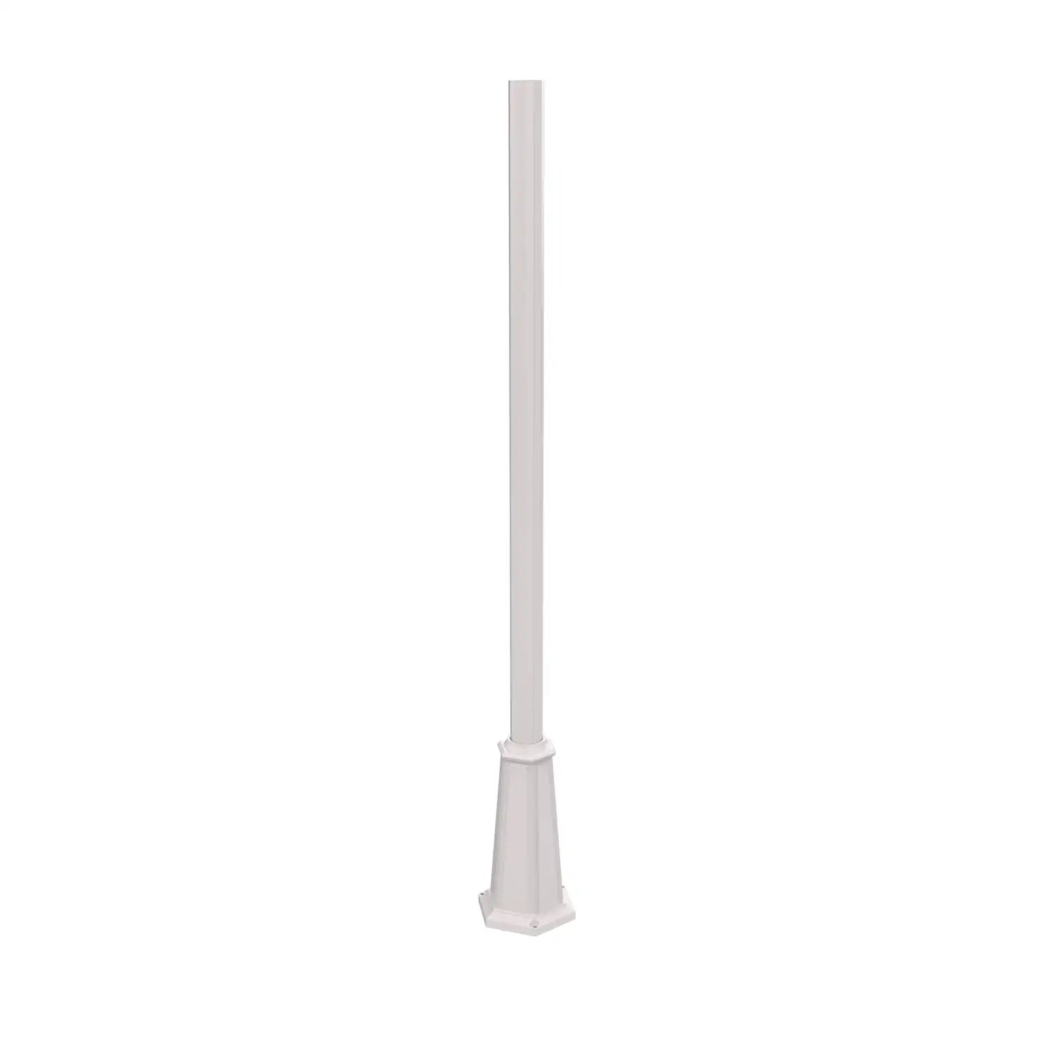 SNOC ALUMINUM POST - 12 SIDES OF 3'' FLARED BASE WITH ANCHOR BOLTS 1046 - Post