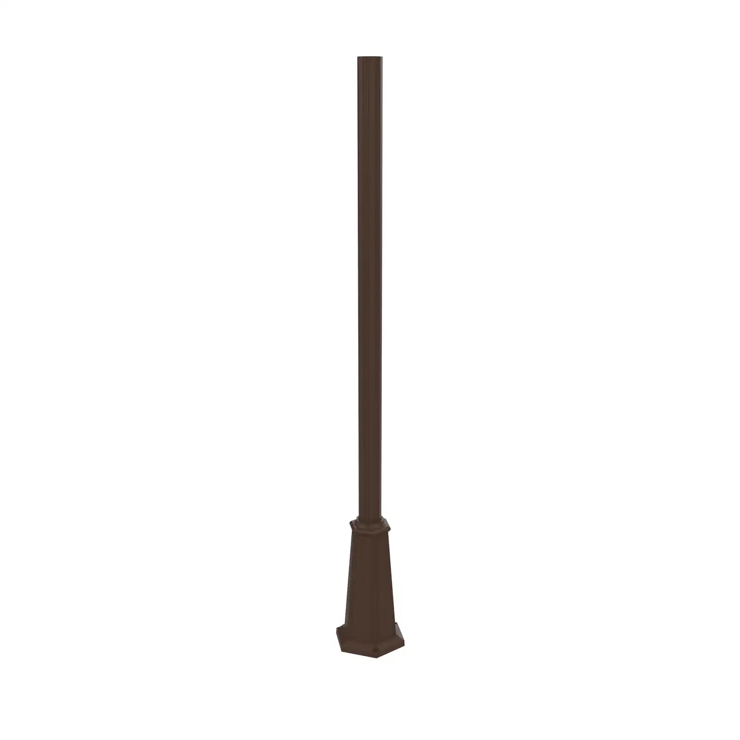 SNOC ALUMINUM POST - 12 SIDES OF 3'' FLARED BASE WITH ANCHOR BOLTS 1046 - Post