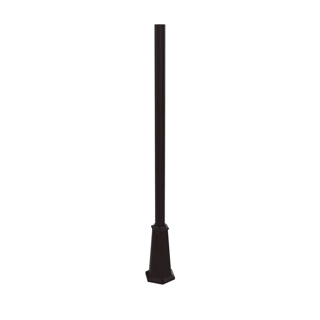 SNOC ALUMINUM POST - 12 SIDES OF 3'' FLARED BASE WITH ANCHOR BOLTS 1046 - Post