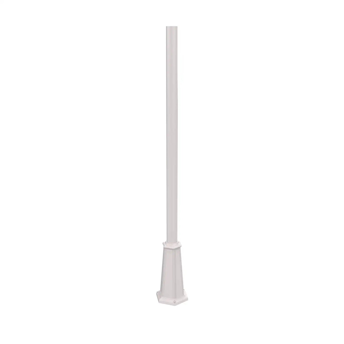 SNOC ALUMINUM POST - 3'' ROUND FLARED BASE WITH ANCHOR BOLTS 1056 - Post