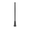 SNOC ALUMINUM POST - 3'' ROUND FLARED BASE WITH ANCHOR BOLTS 1056 - Post