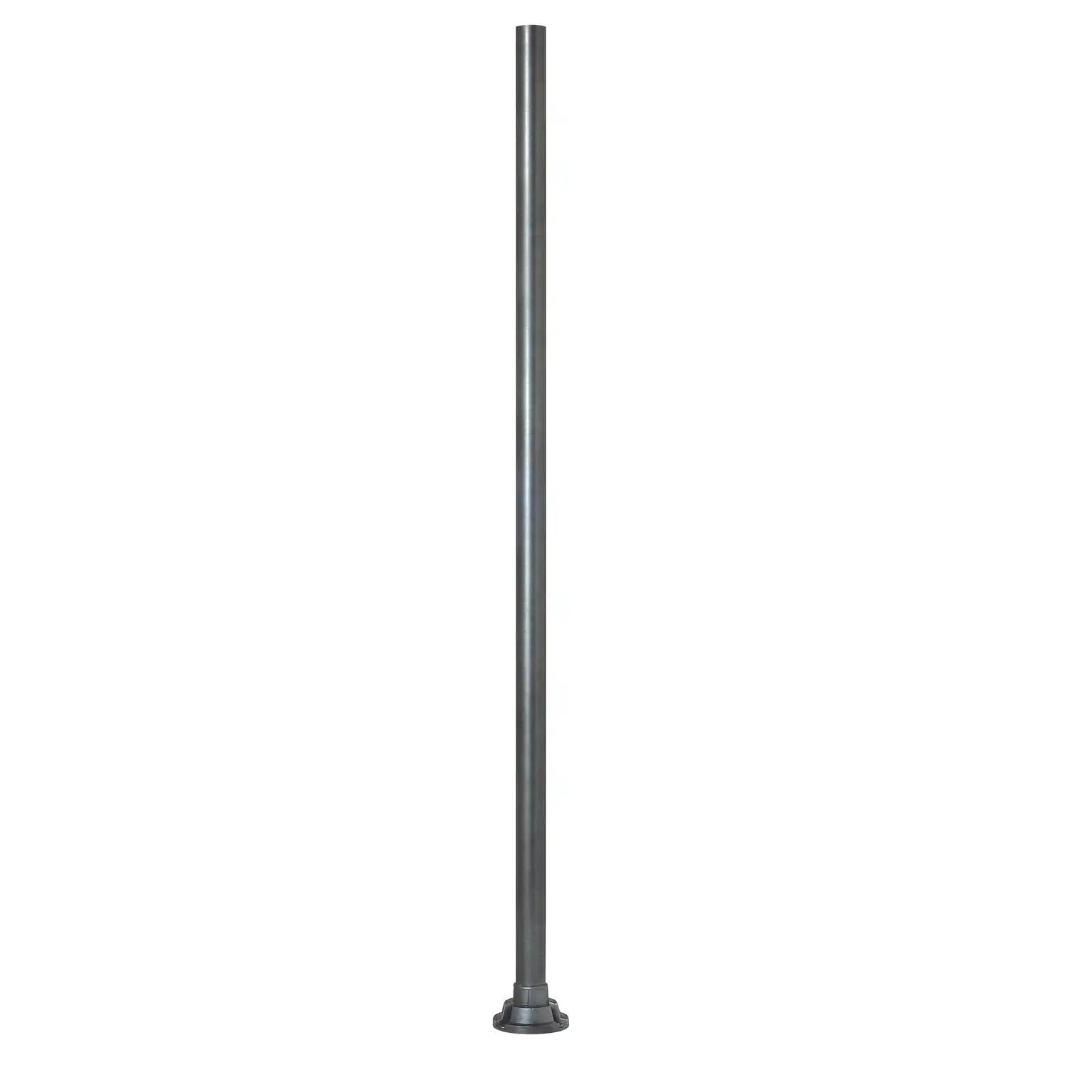 SNOC ALUMINUM POST - ROUND WITH WELDED FLANGE WITH ANCHOR BOLTS 1057 - Post