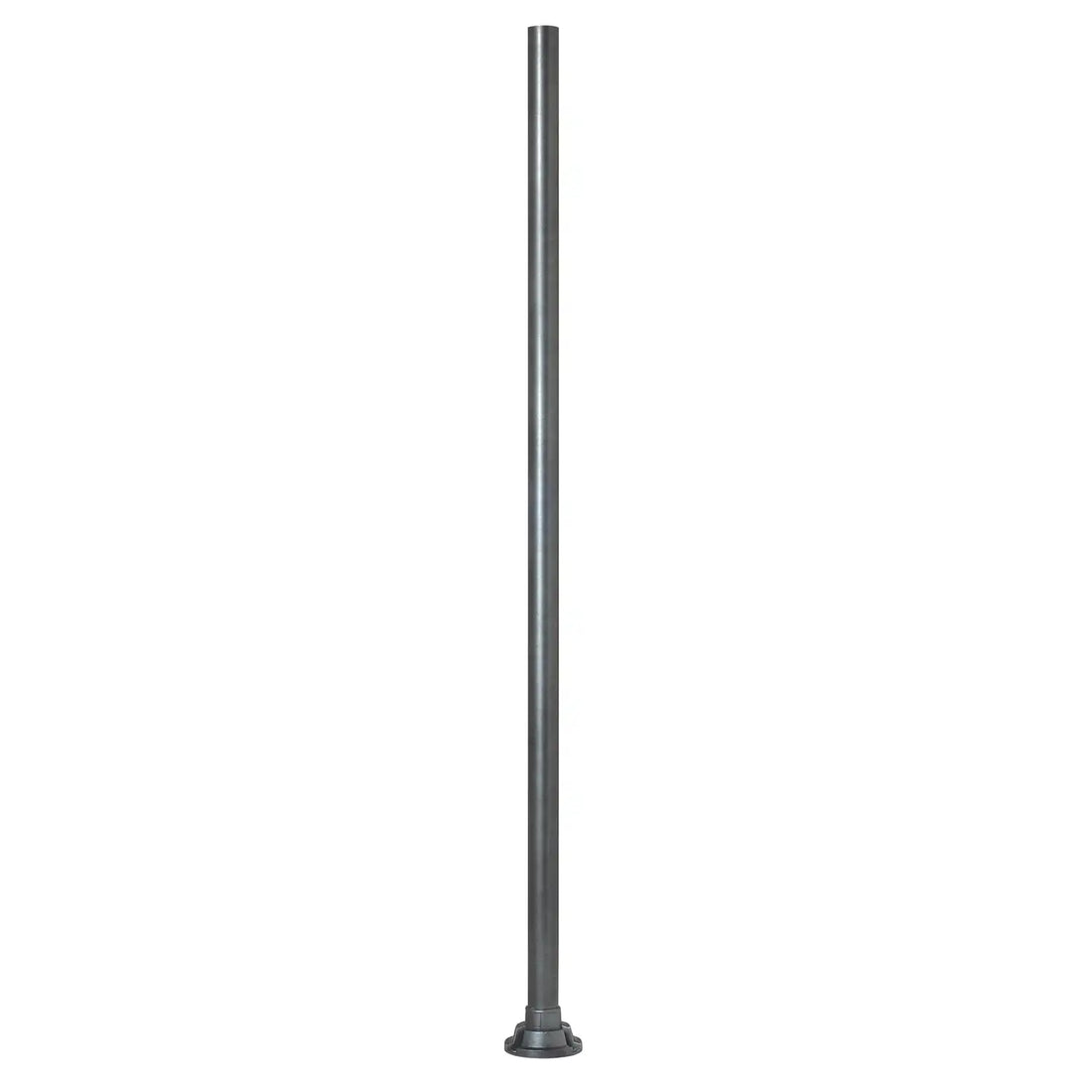 SNOC ALUMINUM POST - ROUND WITH WELDED FLANGE WITH ANCHOR BOLTS 1057 - Post