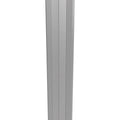 SNOC ALUMINUM POST - 12 SIDES WITH WELDED FLANGE WITH ANCHOR STUDS 1061 - Post