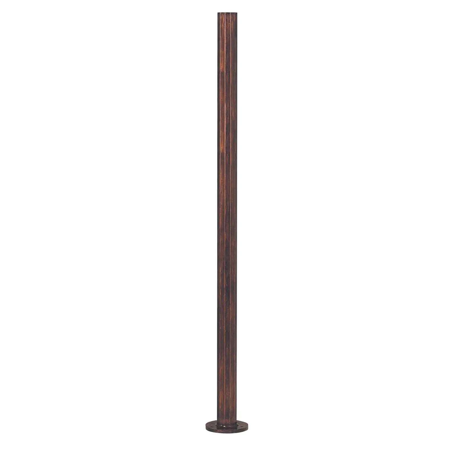 SNOC ALUMINUM POST - 12 SIDES WITH WELDED FLANGE WITH ANCHOR STUDS 1062 - Post
