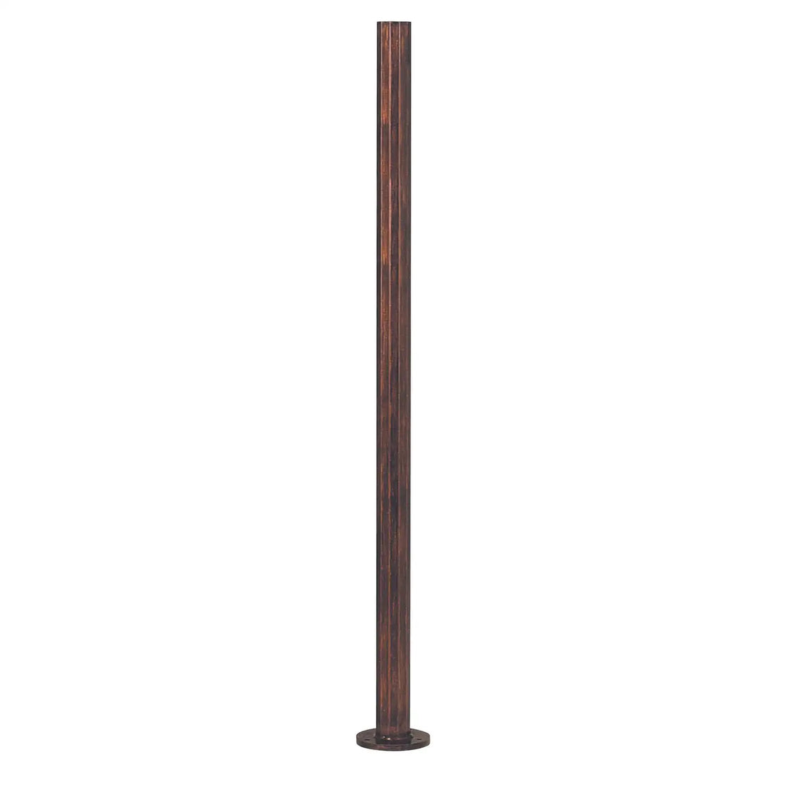 SNOC ALUMINUM POST - 12 SIDES WITH WELDED FLANGE WITH ANCHOR STUDS 1064 - Post