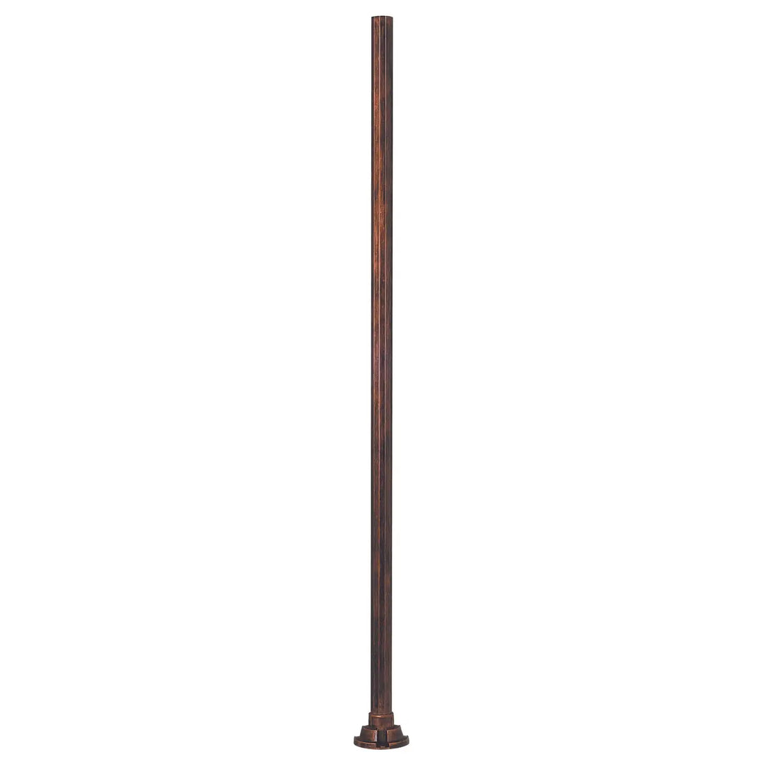 SNOC ALUMINUM POST - 12 SIDES WITH WELDED FLANGE WITH ANCHOR BOLTS 1068 - Post