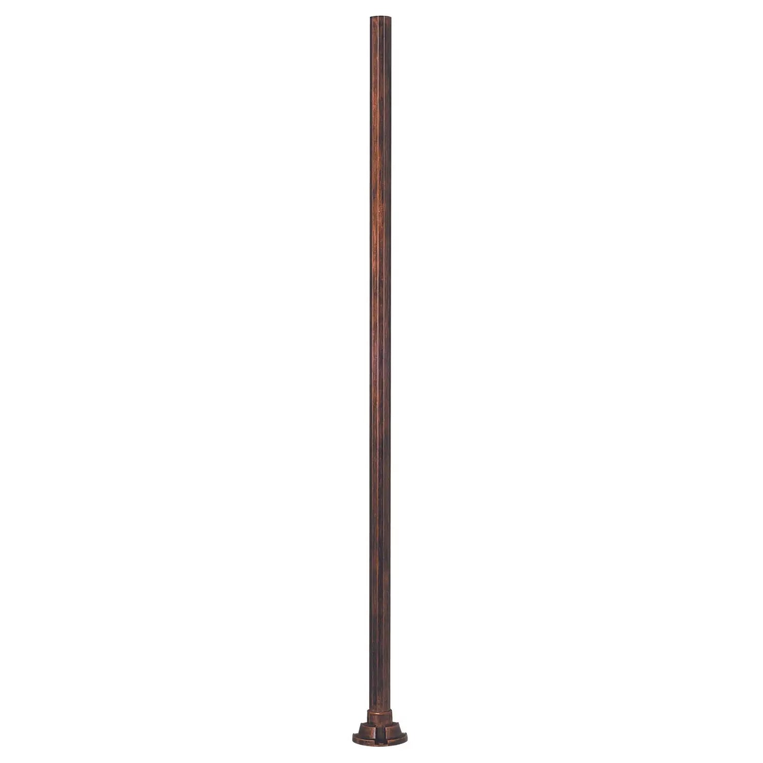 SNOC ALUMINUM POST - 12 SIDES WITH WELDED FLANGE WITH ANCHOR BOLTS 1068 - Post