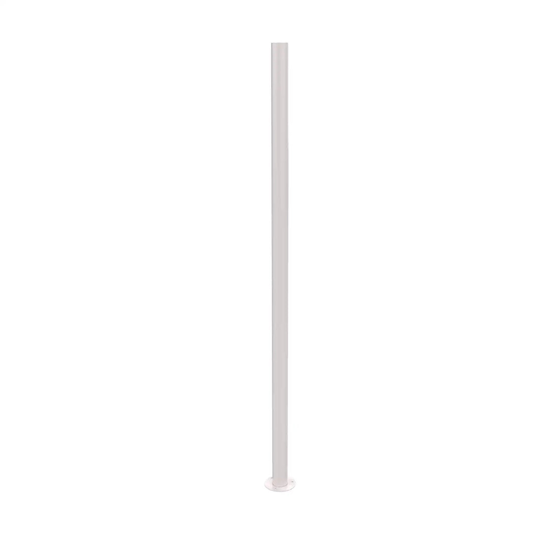 SNOC STEEL POST - ROUND WITH WELDED FLANGE WITH ANCHOR STUDS 1077 - Post