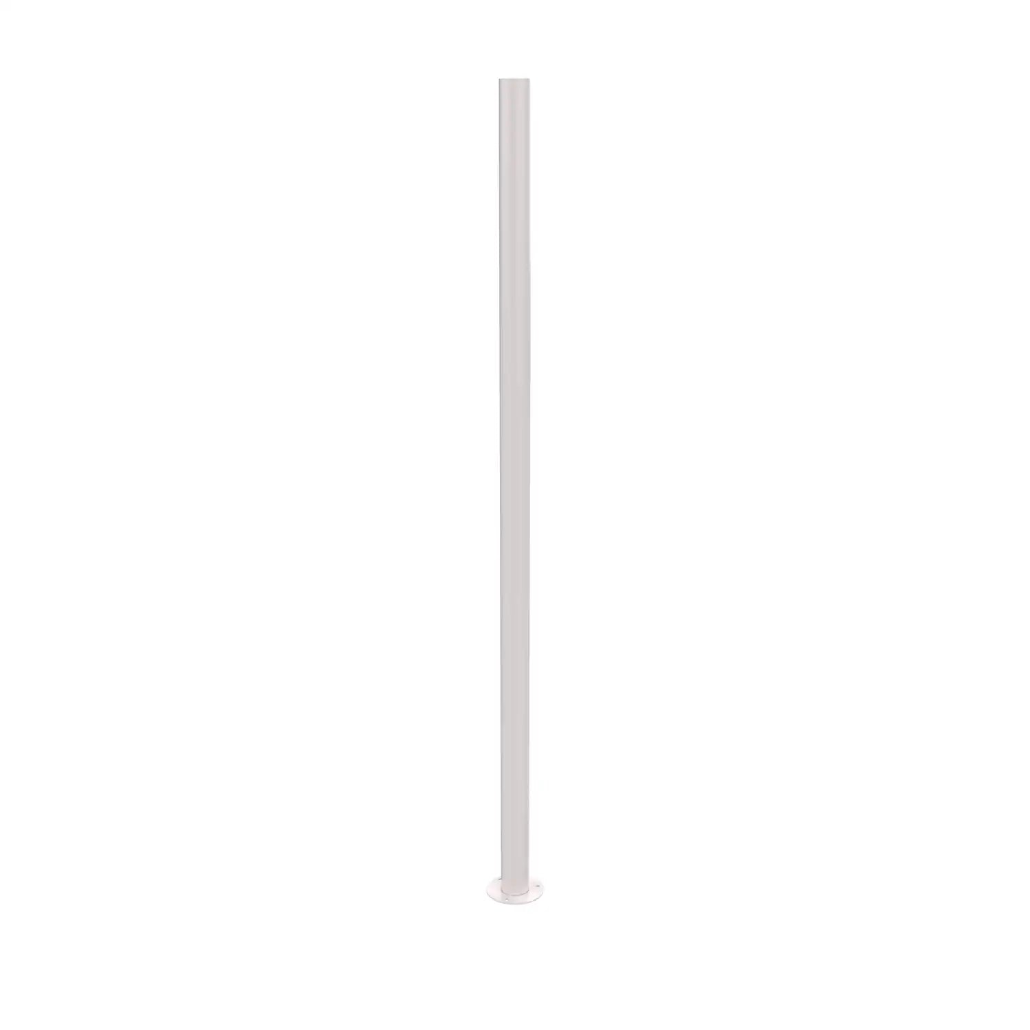 SNOC STEEL POST - ROUND WITH WELDED FLANGE WITH ANCHOR STUDS 1077 - Post