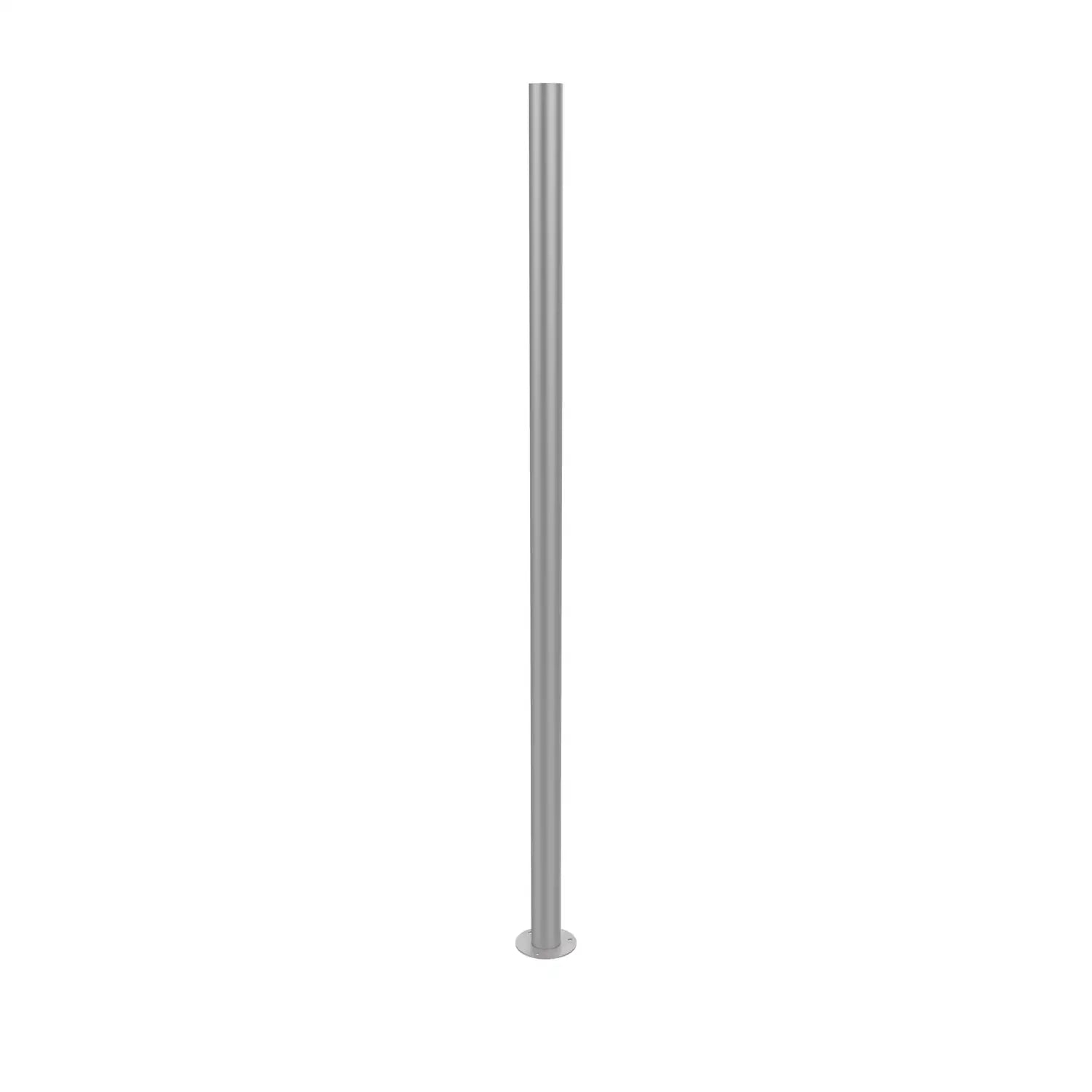 SNOC STEEL POST - ROUND WITH WELDED FLANGE WITH ANCHOR STUDS 1077 - Post
