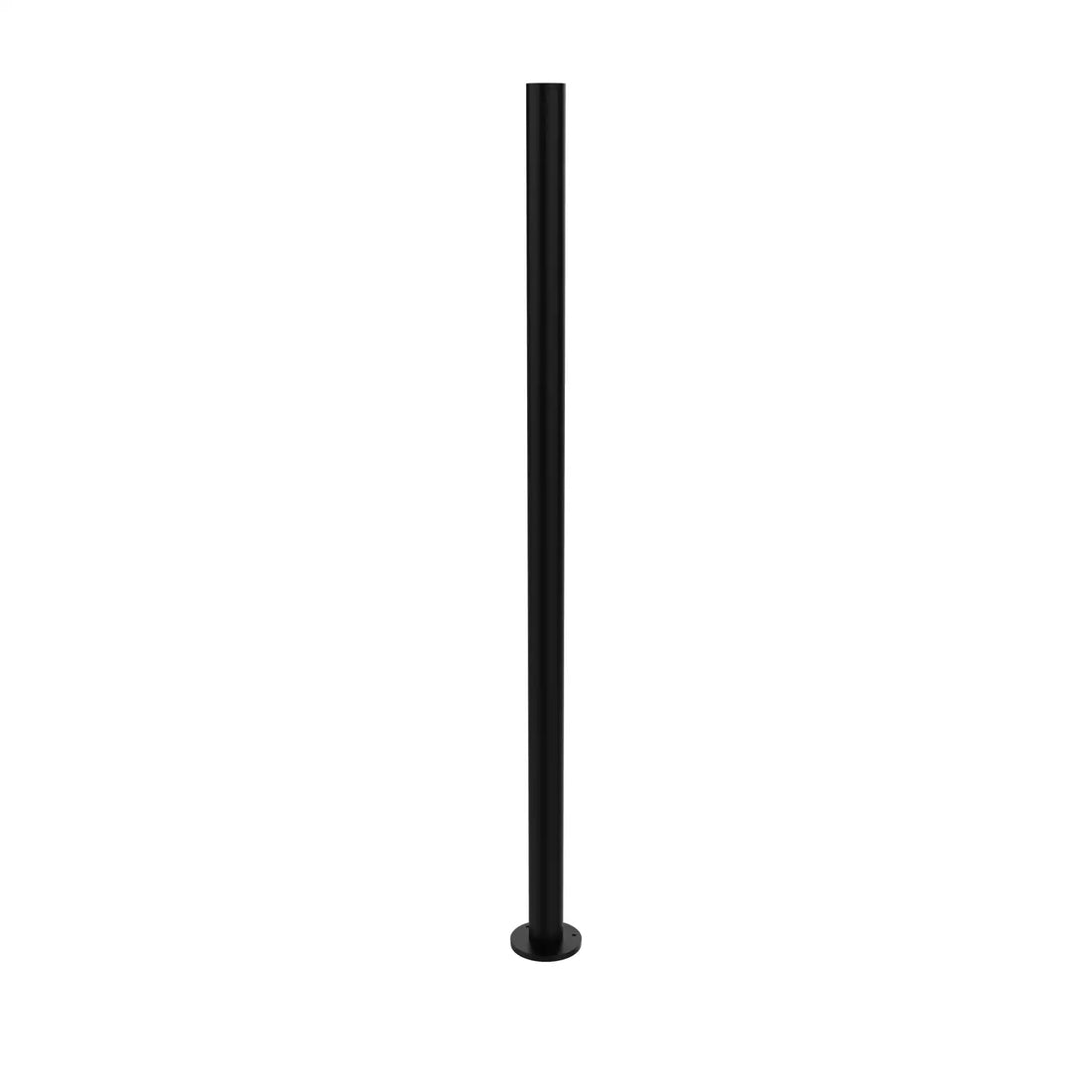 SNOC ALUMINUM POST - 3'' ROUND WITH WELDED BASE WITH ANCHOR STUDS 1084 - Post