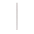 SNOC ALUMINUM POST - 3'' ROUND WITH WELDED BASE WITH ANCHOR STUDS 1086 - Post