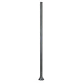 SNOC ALUMINUM POST - ROUND WITH WELDED FLANGE WITH ANCHOR BOLTS 1087 - Post