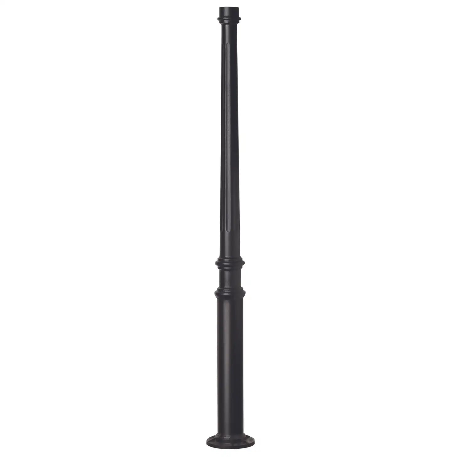 SNOC ALUMINUM POST - TAPERED ROUND BASE WITH ANCHOR BOLTS 1094 - Post