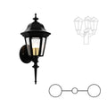 SNOC MANOR - DOUBLE HEAD UP MOUNT WITH SMALL POST ROD 11220 2A - Post