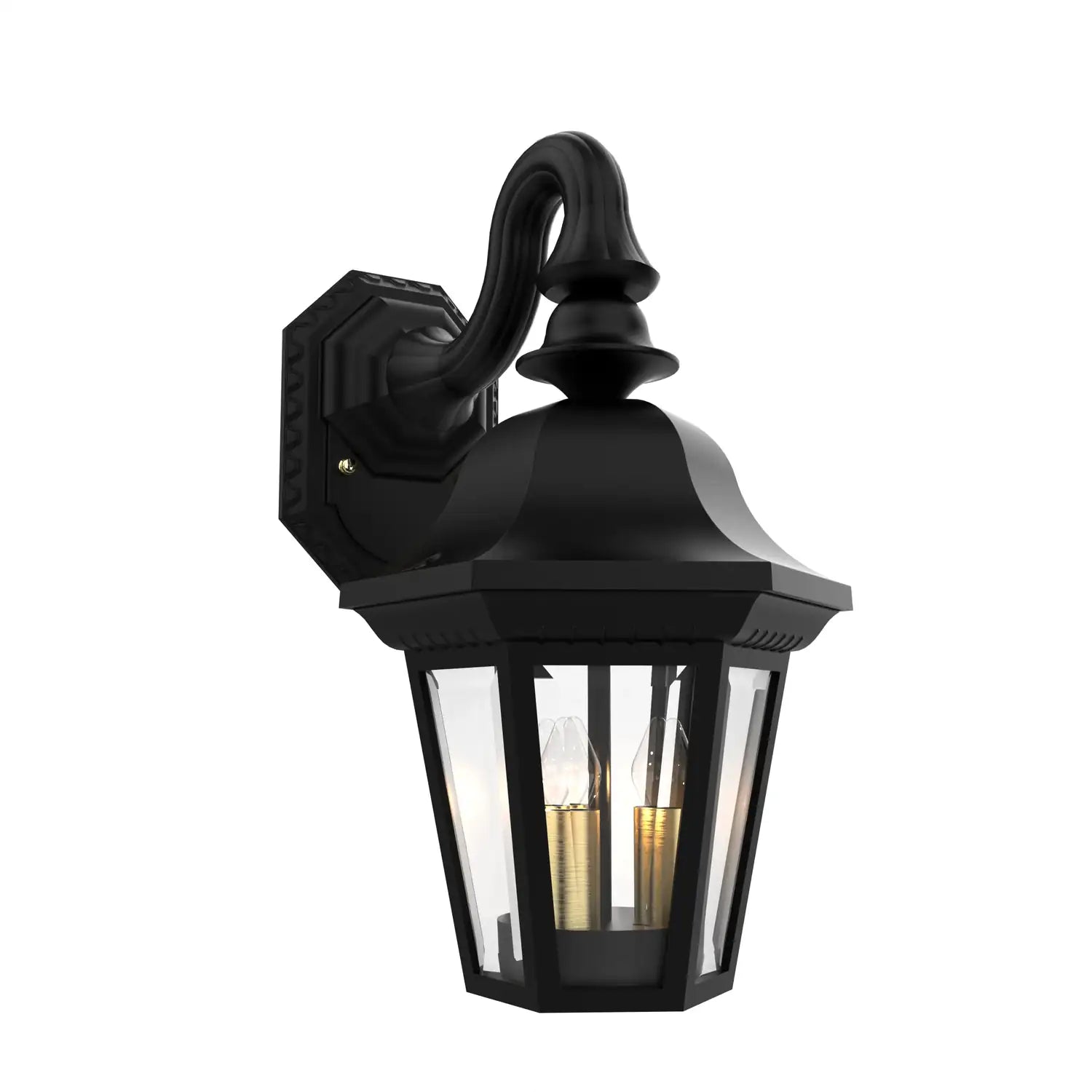 SNOC, MANOR - WALL MOUNT DOWNWARD OPEN BOTTOM SMALL 11282, OUTDOOR WALL LIGHTS