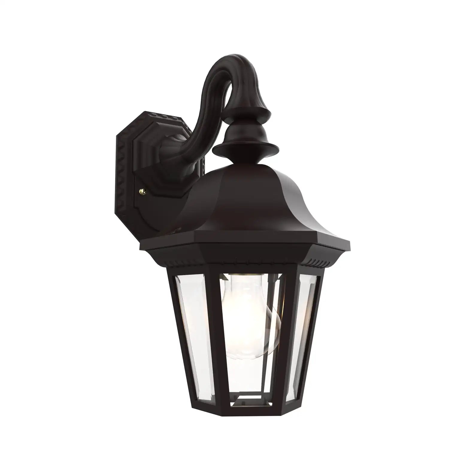 SNOC, MANOR - WALL MOUNT DOWNWARD OPEN BOTTOM SMALL 11282, OUTDOOR WALL LIGHTS
