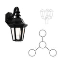 SNOC MANOR - THREE-HEAD MOUNTING AND CENTER HEAD DOWN BOTTOM FOR OPEN POST SMALL 11282 3A1 - Post