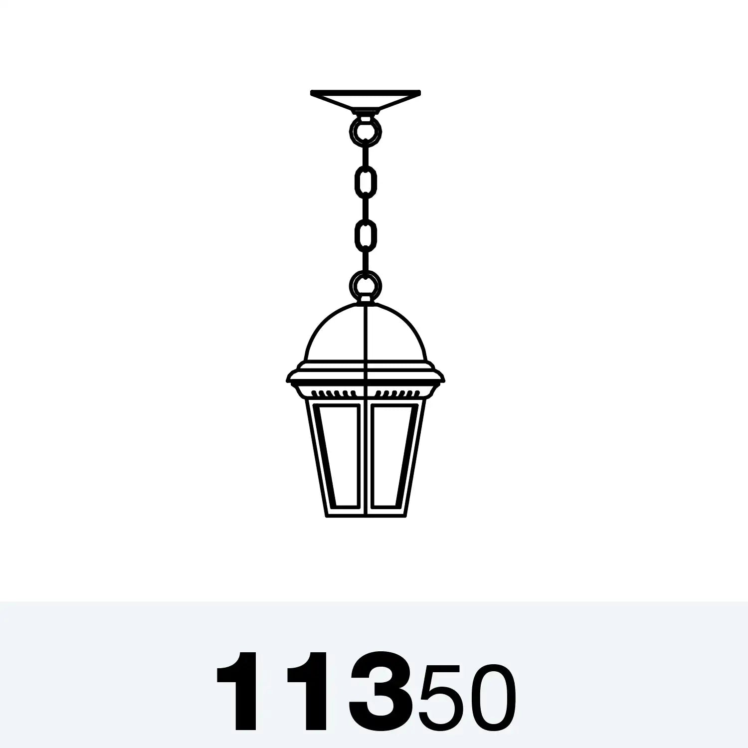 SNOC, STURBRIDGE - CEILING MOUNT WITH CHAIN SMALL 11350, OUTDOOR CEILING LIGHT