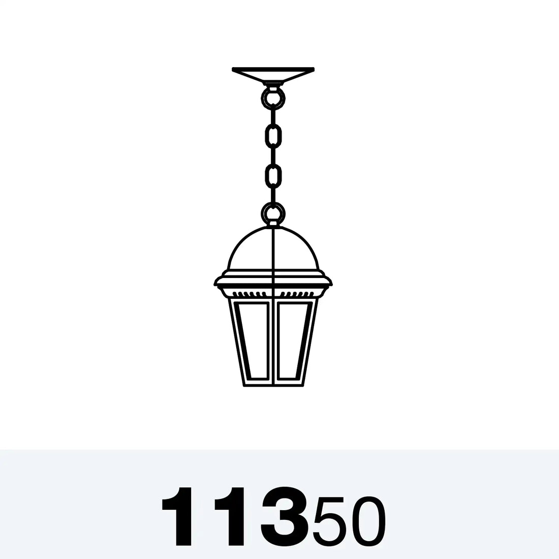SNOC, STURBRIDGE - CEILING MOUNT WITH CHAIN SMALL 11350, OUTDOOR CEILING LIGHT