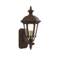 SNOC, JAMESTOWN - UPLIGHT WALL MOUNT WITH SMALL FINIAL 11412, OUTDOOR WALL LIGHTS