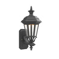 SNOC, JAMESTOWN - UPLIGHT WALL MOUNT WITH SMALL FINIAL 11412, OUTDOOR WALL LIGHTS