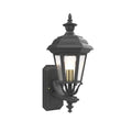 SNOC, JAMESTOWN - UPLIGHT WALL MOUNT WITH SMALL FINIAL 11412, OUTDOOR WALL LIGHTS