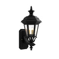 SNOC, JAMESTOWN - UPLIGHT WALL MOUNT WITH SMALL FINIAL 11412, OUTDOOR WALL LIGHTS