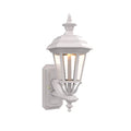 SNOC, JAMESTOWN - UPLIGHT WALL MOUNT WITH SMALL FINIAL 11412, OUTDOOR WALL LIGHTS