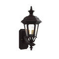 SNOC, JAMESTOWN - UPLIGHT WALL MOUNT WITH SMALL FINIAL 11412, OUTDOOR WALL LIGHTS