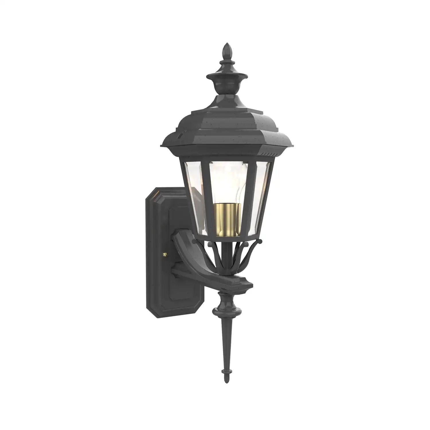 SNOC, JAMESTOWN - WALL MOUNT UP WITH ROD SMALL 11413, OUTDOOR WALL LIGHTS