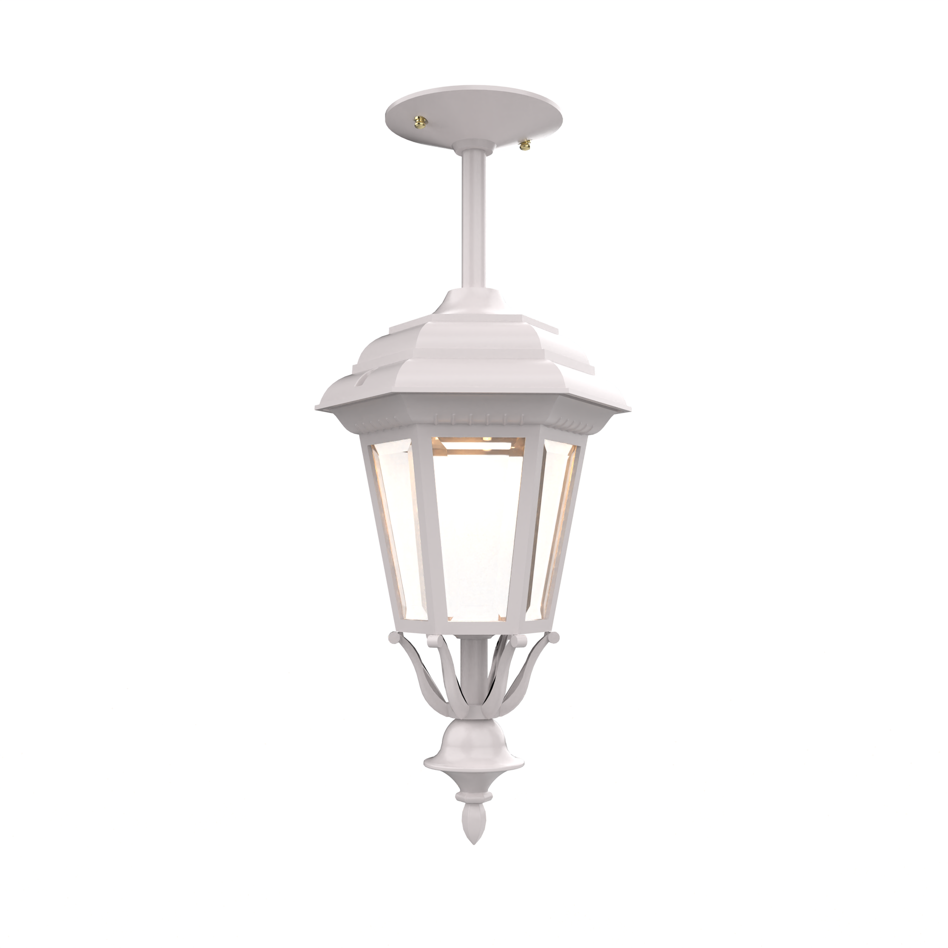 SNOC, JAMESTOWN - CLOSED BOTTOM ROD CEILING MOUNT SMALL 11457, OUTDOOR CEILING LIGHT