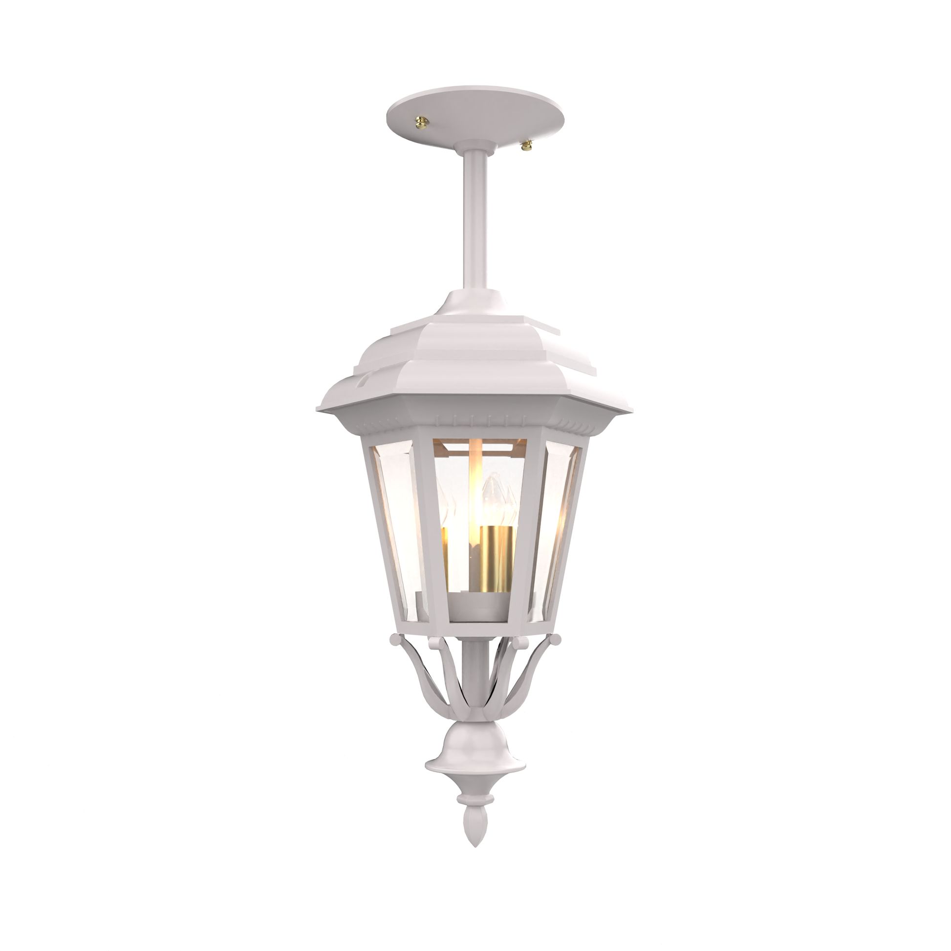 SNOC, JAMESTOWN - CLOSED BOTTOM ROD CEILING MOUNT SMALL 11457, OUTDOOR CEILING LIGHT