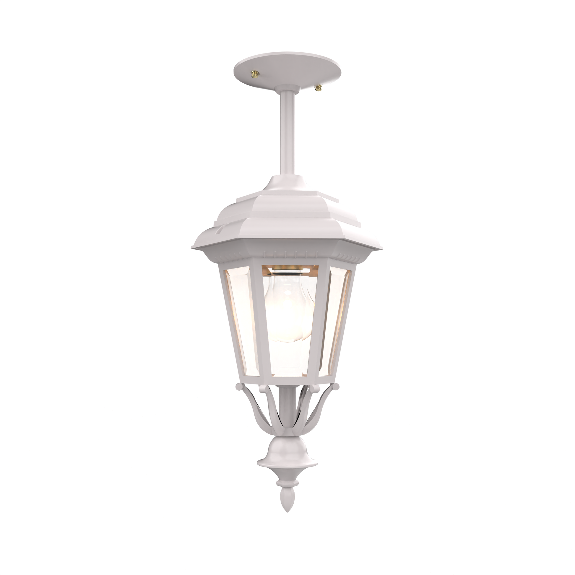 SNOC, JAMESTOWN - CLOSED BOTTOM ROD CEILING MOUNT SMALL 11457, OUTDOOR CEILING LIGHT