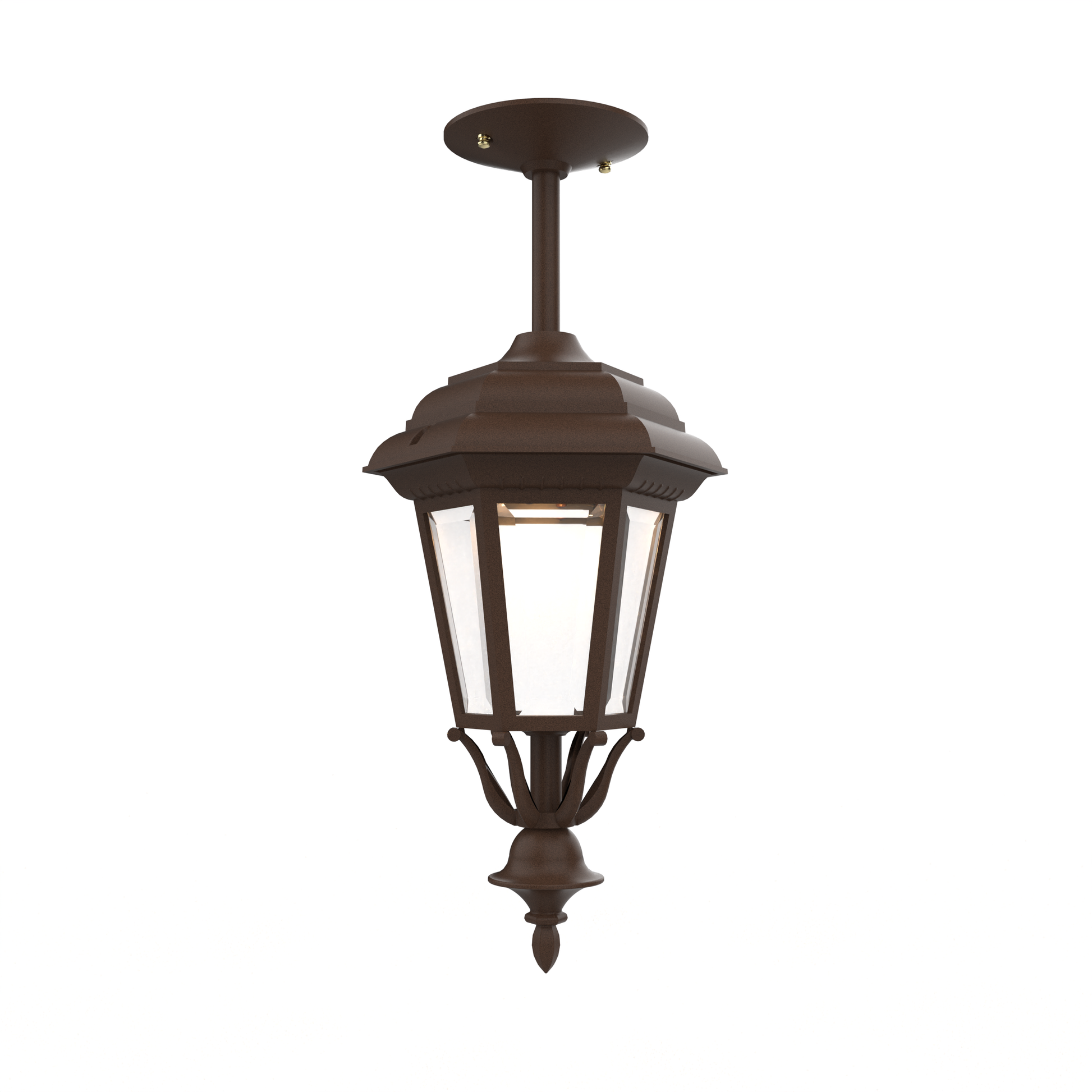 SNOC, JAMESTOWN - CLOSED BOTTOM ROD CEILING MOUNT SMALL 11457, OUTDOOR CEILING LIGHT