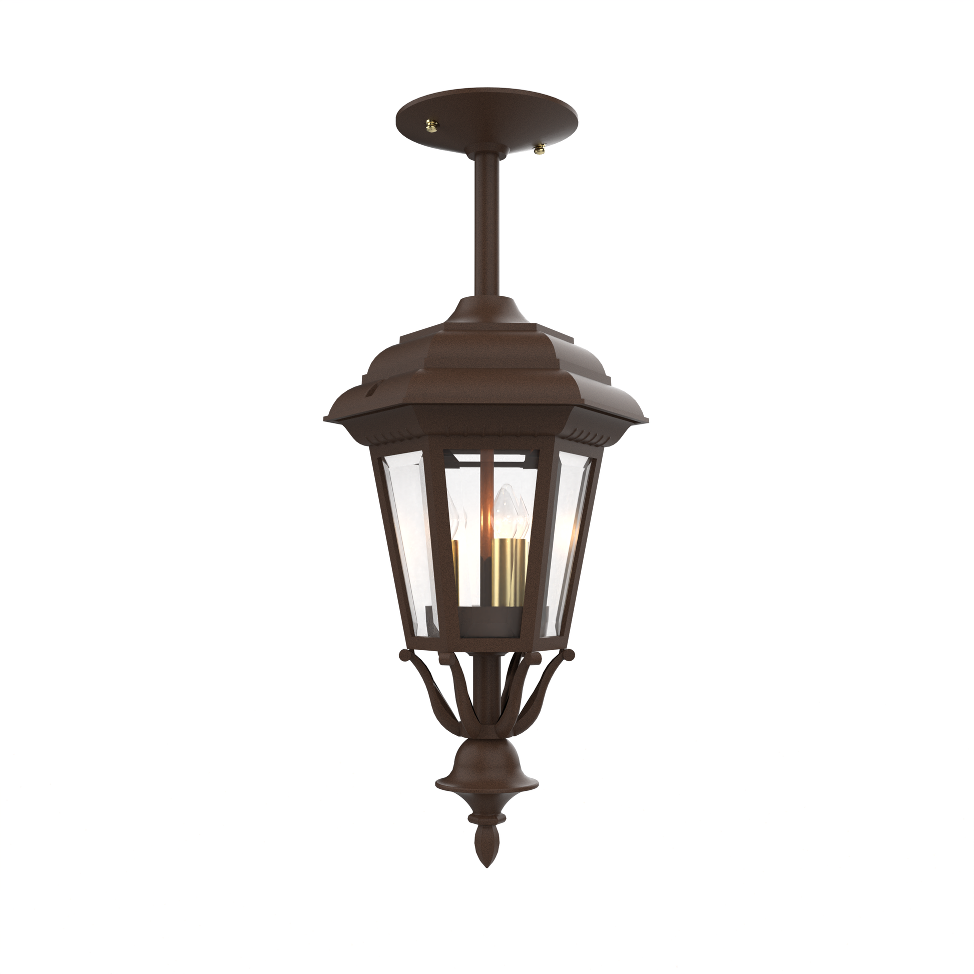 SNOC, JAMESTOWN - CLOSED BOTTOM ROD CEILING MOUNT SMALL 11457, OUTDOOR CEILING LIGHT